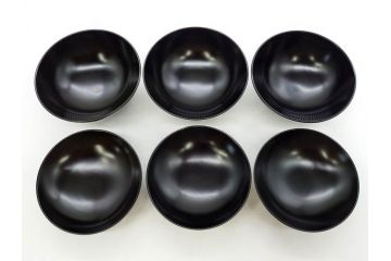 明治〜大正期　輪島塗　木製　気品ある金蒔絵が美しいお椀9客セット(漆器、漆芸、蓋付き、汁椀、吸物椀、和食器)(R-083052)