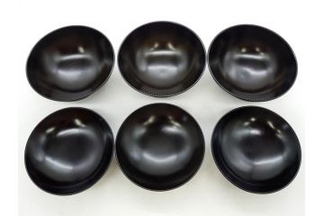 明治〜大正期　輪島塗　木製　気品ある金蒔絵が美しいお椀9客セット(漆器、漆芸、蓋付き、汁椀、吸物椀、和食器)(R-083052)