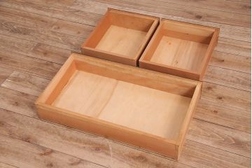 中古　松本民芸家具　和・洋どちらの空間にも合わせやすいシックなサイドボード(収納棚、戸棚、カウンターテーブル、サイドキャビネット、テレビ台、テレビボード)(R-083061)