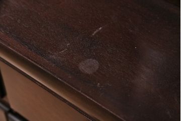 中古　松本民芸家具　和・洋どちらの空間にも合わせやすいシックなサイドボード(収納棚、戸棚、カウンターテーブル、サイドキャビネット、テレビ台、テレビボード)(R-083061)