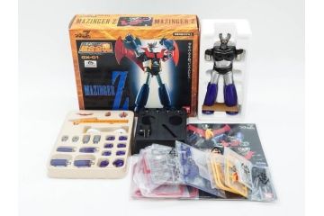 美品　BANDAI　バンダイ　超合金魂　マジンガーZ　GX-01　おもちゃ(MAZINGER Z、ロボット、フィギュア、オモチャ、玩具、箱付き)(R-083065)