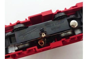 ドイツ　FLEISCHMANN　フライシュマン　HOゲージ　機関車　貨車　鉄道模型　線路などセット(SHELL、SEEFISCHE、レール、おもちゃ、オモチャ、玩具、箱付き)(R-083067)