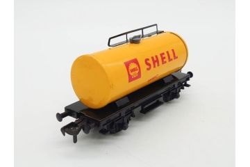 ドイツ　FLEISCHMANN　フライシュマン　HOゲージ　機関車　貨車　鉄道模型　線路などセット(SHELL、SEEFISCHE、レール、おもちゃ、オモチャ、玩具、箱付き)(R-083067)