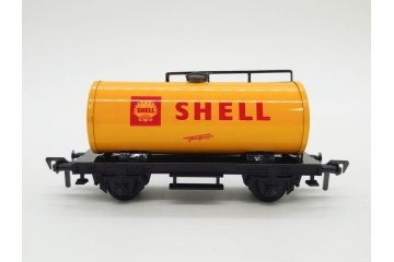 ドイツ　FLEISCHMANN　フライシュマン　HOゲージ　機関車　貨車　鉄道模型　線路などセット(SHELL、SEEFISCHE、レール、おもちゃ、オモチャ、玩具、箱付き)(R-083067)
