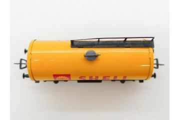 ドイツ　FLEISCHMANN　フライシュマン　HOゲージ　機関車　貨車　鉄道模型　線路などセット(SHELL、SEEFISCHE、レール、おもちゃ、オモチャ、玩具、箱付き)(R-083067)