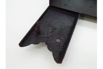 アンティーク雑貨　重厚感のある佇まいが魅力的な蔵戸の錠前金具(ディスプレイ雑貨、蔵戸パーツ)(R-083068)