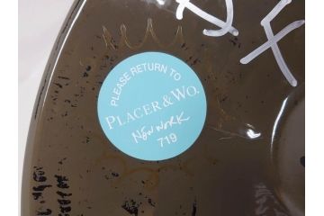 ビンテージ　アメリカ　Architectural Pottery(アーキテクチュラル・ポテリー)　NASA　サイン　プランター(ポタリー、フラワーベース、ガーデンポット、鉢カバー、植木鉢、ディスプレイ)(R-083069)