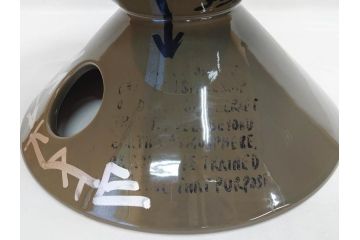 ビンテージ　アメリカ　Architectural Pottery(アーキテクチュラル・ポテリー)　NASA　サイン　プランター(ポタリー、フラワーベース、ガーデンポット、鉢カバー、植木鉢、ディスプレイ)(R-083069)