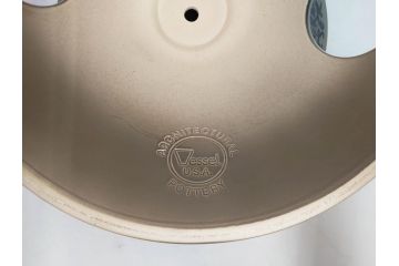 ビンテージ　アメリカ　Architectural Pottery(アーキテクチュラル・ポテリー)　NASA　サイン　プランター(ポタリー、フラワーベース、ガーデンポット、鉢カバー、植木鉢、ディスプレイ)(R-083069)