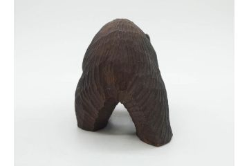 八雲　十倉金之(兼行)　ガラス目　木彫りの熊(やくも、くま、クマ、置物、ディスプレイ)(R-083072)