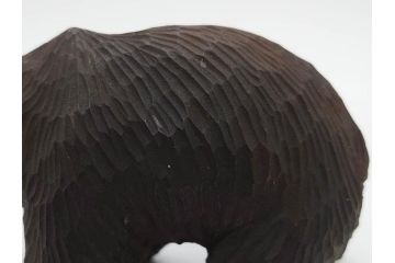 八雲　十倉金之(兼行)　ガラス目　木彫りの熊(やくも、くま、クマ、置物、ディスプレイ)(R-083072)
