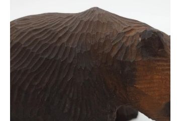 八雲　十倉金之(兼行)　ガラス目　木彫りの熊(やくも、くま、クマ、置物、ディスプレイ)(R-083072)