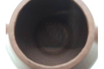 中国　唐物　秋水銘　梨皮　朱泥　紫泥　落ち着いた佇まいで和の雰囲気を引き立てる急須(茶注、煎茶道具、茶道具、茶器)(R-083075)