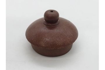 中国　唐物　秋水銘　梨皮　朱泥　紫泥　落ち着いた佇まいで和の雰囲気を引き立てる急須(茶注、煎茶道具、茶道具、茶器)(R-083075)