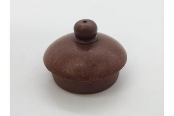 中国　唐物　秋水銘　梨皮　朱泥　紫泥　落ち着いた佇まいで和の雰囲気を引き立てる急須(茶注、煎茶道具、茶道具、茶器)(R-083075)