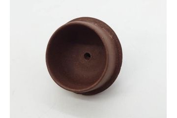 中国　唐物　秋水銘　梨皮　朱泥　紫泥　落ち着いた佇まいで和の雰囲気を引き立てる急須(茶注、煎茶道具、茶道具、茶器)(R-083075)