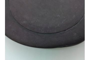 時代物　中国　王鐸　雲龍文?　端渓硯(漢詩、彫刻、書道具、習字道具)(R-083077)