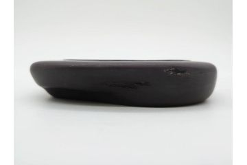 時代物　中国　王鐸　雲龍文?　端渓硯(漢詩、彫刻、書道具、習字道具)(R-083077)