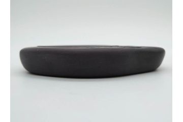 時代物　中国　王鐸　雲龍文?　端渓硯(漢詩、彫刻、書道具、習字道具)(R-083077)