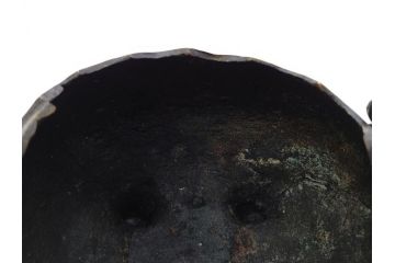 時代物　中国古玩　古銅　獅子　香炉(香爐、仏具、茶道具)(R-083078)