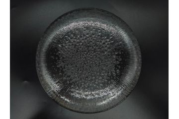 フィンランド　iittala(イッタラ)　AINO AALTO(アイノ・アアルト)　約23cm/Ultima Thule(ウルティマツーレ)　約25cm　空間に豊かな表情を与えるプレート2枚&ボウルセット(ガラス、深皿、深鉢、硝子、北欧)(R-083080)