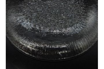 フィンランド　iittala(イッタラ)　AINO AALTO(アイノ・アアルト)　約23cm/Ultima Thule(ウルティマツーレ)　約25cm　空間に豊かな表情を与えるプレート2枚&ボウルセット(ガラス、深皿、深鉢、硝子、北欧)(R-083080)