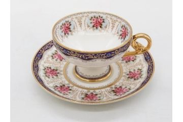 未使用品　ノリタケ　NORITAKE　100周年記念　オールドノリタケデザイン　華やかで美しいカップ&ソーサー6客セット(100th Anniversary、アソートコレクション、C&S、花、金彩、洋食器、外箱付き)(R-083081)