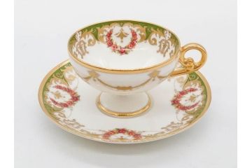 未使用品　ノリタケ　NORITAKE　100周年記念　オールドノリタケデザイン　華やかで美しいカップ&ソーサー6客セット(100th Anniversary、アソートコレクション、C&S、花、金彩、洋食器、外箱付き)(R-083081)