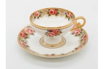 未使用品　ノリタケ　NORITAKE　100周年記念　オールドノリタケデザイン　華やかで美しいカップ&ソーサー6客セット(100th Anniversary、アソートコレクション、C&S、花、金彩、洋食器、外箱付き)(R-083081)