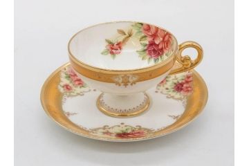 未使用品　ノリタケ　NORITAKE　100周年記念　オールドノリタケデザイン　華やかで美しいカップ&ソーサー6客セット(100th Anniversary、アソートコレクション、C&S、花、金彩、洋食器、外箱付き)(R-083081)