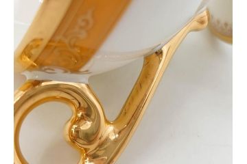未使用品　ノリタケ　NORITAKE　100周年記念　オールドノリタケデザイン　華やかで美しいカップ&ソーサー6客セット(100th Anniversary、アソートコレクション、C&S、花、金彩、洋食器、外箱付き)(R-083081)