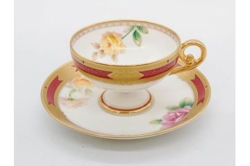 未使用品　ノリタケ　NORITAKE　100周年記念　オールドノリタケデザイン　華やかで美しいカップ&ソーサー6客セット(100th Anniversary、アソートコレクション、C&S、花、金彩、洋食器、外箱付き)(R-083081)