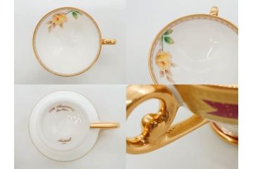 未使用品　ノリタケ　NORITAKE　100周年記念　オールドノリタケデザイン　華やかで美しいカップ&ソーサー6客セット(100th Anniversary、アソートコレクション、C&S、花、金彩、洋食器、外箱付き)(R-083081)