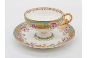 未使用品　ノリタケ　NORITAKE　100周年記念　オールドノリタケデザイン　華やかで美しいカップ&ソーサー6客セット(100th Anniversary、アソートコレクション、C&S、花、金彩、洋食器、外箱付き)(R-083081)