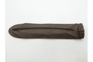 戦前　真鍮製　進水記念　軍艦　文鎮(ペーパーウェイト、書道具、置物)(R-083082)