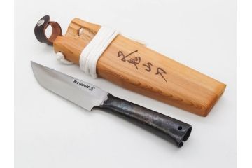 阿仁　西根正剛　誠　叉鬼山刀　4.5寸　ナイフ(マタギナガサ、フクロナガサ、西根打刃物、ケース付き、4寸5分、四寸五分)(R-083083)