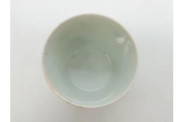 江戸期　染付　落ち着いた和の雰囲気を醸し出すそば猪口3客セット(蕎麦猪口、湯呑み、湯のみ、和食器)(R-083086)