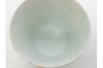 江戸期　染付　落ち着いた和の雰囲気を醸し出すそば猪口3客セット(蕎麦猪口、湯呑み、湯のみ、和食器)(R-083086)