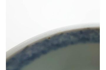 江戸期　染付　微塵唐草　松竹梅　三つ重ね　繊細に描かれた絵柄が素敵な酒杯3客セット(三ツ重、おちょこ、お猪口、ぐい呑み、湯のみ、湯呑み、盃、酒器、和食器)(R-083087)