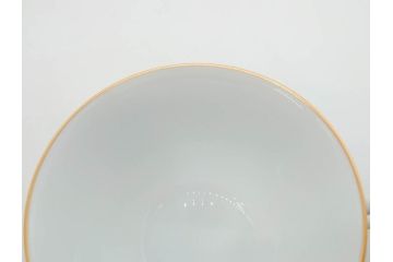 大倉陶園(OKURA、OAC)　ブルーローズ　優雅なひとときを演出するカップ&ソーサー2客セット(ティー、コーヒー、バラ、薔薇、金彩、白磁、C&S、洋食器、箱付き)(R-083090)