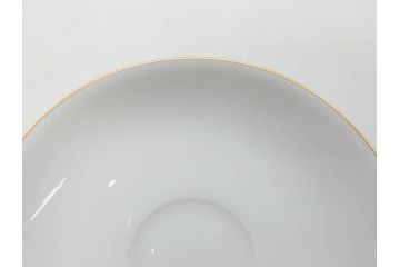 大倉陶園(OKURA、OAC)　ブルーローズ　優雅なひとときを演出するカップ&ソーサー2客セット(ティー、コーヒー、バラ、薔薇、金彩、白磁、C&S、洋食器、箱付き)(R-083090)