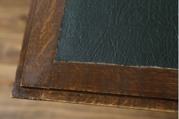 イギリスアンティーク　Harrop’s　Better Furniture　オーク材の質感を活かしたシンプルかつ直線的なフォルムが魅力のライティングビューロー(簿記机、ワークデスク、在宅用、在宅ワーク用、サイドチェスト、引き出し、英国)(R-083102)