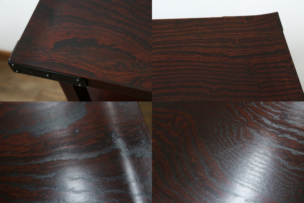 中古　美品!!　岩谷堂箪笥　桜木家具店製　緻密な意匠が魅力の飾り棚　(R-083103)