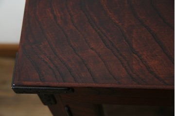 中古　美品!!　岩谷堂箪笥　上品なデザインの黒金具が美しいサイドボード(サイドキャビネット、リビングボード、テレビ台、テレビボード、収納棚、飾り棚、戸棚、ヴィンテージ、民芸家具)(R-083106)