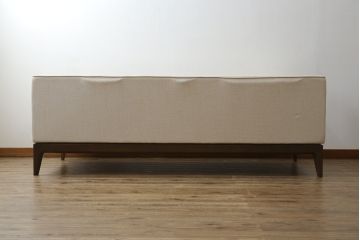 中古　美品　AD CORE DEVISE(エーディコア・ディバイズ)　A-mode(エーモード)　アメリカ西海岸デザインがおしゃれな3人掛けソファ(トリプルソファ、三人掛けソファ)(定価約59万円)(R-083116)
