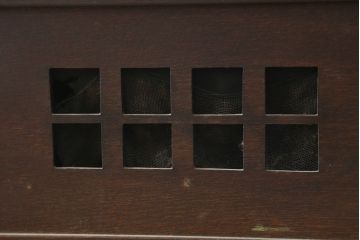 ジャンク品　和製アンティーク　昭和初期　YAMAHA(山葉・ヤマハ)　クラシカルなデザインが目を引く上質な楢(ナラ)材のオルガン(オブジェ、ディスプレイ)(R-083123)