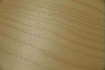 中古　超美品　フィンランド　Artek(アルテック)　Alvar Aalto(アルヴァ・アアルト)デザイン　95テーブル　ナチュラルラッカー　木のぬくもりと優しいフォルムが素敵なセミサークルテーブル(ラウンドテーブル、ダイニングテーブル、食卓、半円、半月型、北欧)(定価約22万円)(R-083125)