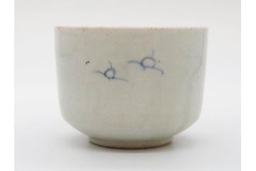江戸期　古伊万里　染付　竹鳥図　和の雰囲気を高める香炉(仏具、茶道具)(R-083128)