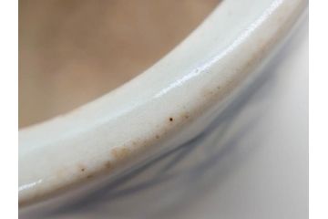 江戸期　古伊万里　染付　竹鳥図　和の雰囲気を高める香炉(仏具、茶道具)(R-083128)