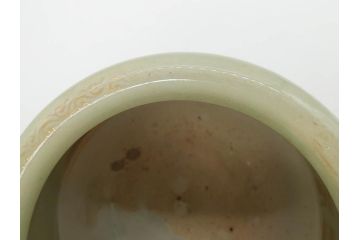 上手物　染付　色絵　金彩　花鳥図　丁寧に描かれた絵柄が素敵な火鉢(鉢カバー、手あぶり、傘立て)(R-083135)